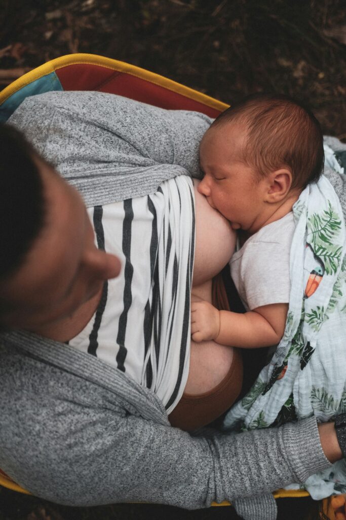 Mum breastfeeding