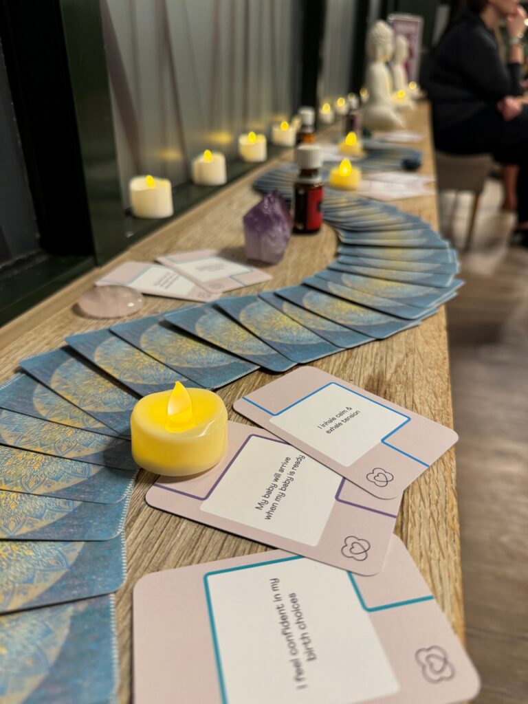 Class setup for Mindful Natal Class